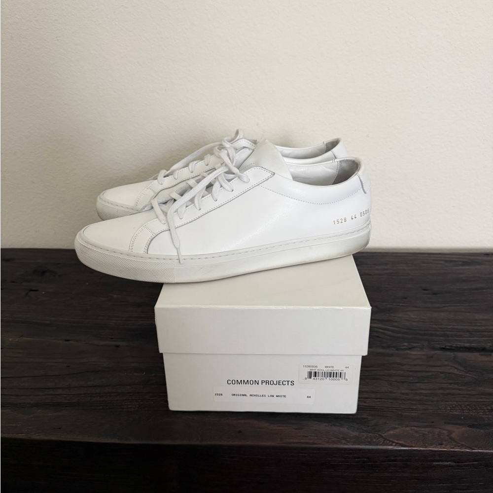 Common Projects Men's Achilles Leather Low-Top Sneakers